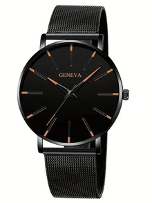 1pc Men's Fashion Wrist Watch, Comfortable Wear, Precise Stopwatch, Casual Style, Everyday Business Silicone Quartz Watch For All Seasons - Watch - View 12