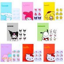 Sanrio 1pc 36PCS Characters Mosquito Repellent Stickers Set (7 Styles) - Cute Hello Kitty Kuromi Aesthetic Patches For Summer Festivals, Christmas Halloween Party Supplies, Outdoor Music Events, Travel Gear & Tech Accessories - Natural Citronella Anti-Bug Decals