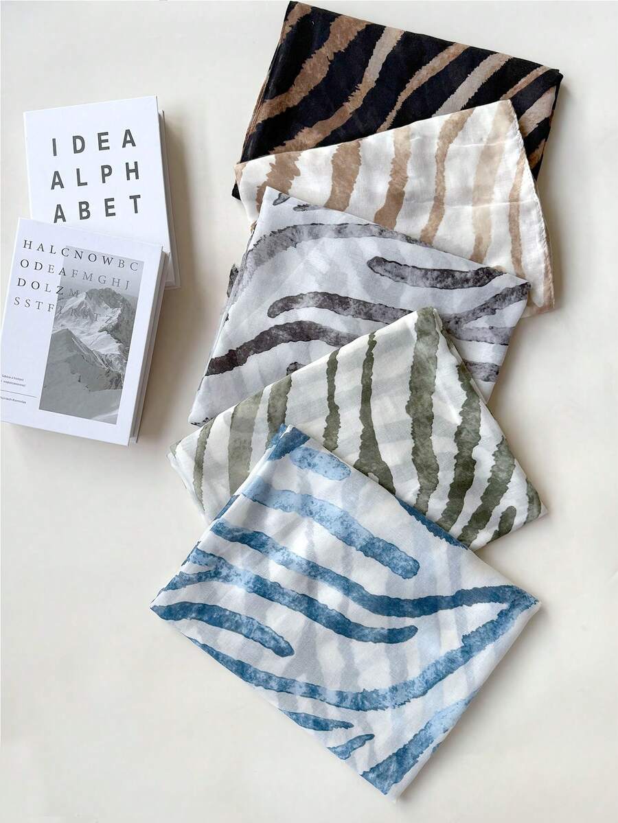 1pc Minimalist Chic & Sweet Versatile Multi-Color Party/Beach Shawl Lightweight Scarf For Women, Spring/Summer New Arrivals