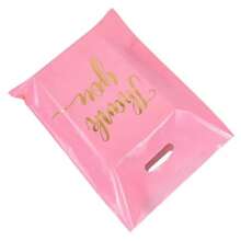 50pcs/Gift Packaging Bag Art Fresh And Simple Handheld Jewelry Bag Wrist Strap Shopping Bag