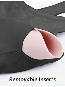Workout Tops Women With Built In Bra, Sleeveless Gym Tops Seamless Racerback Athletic Yoga Shirts, Activewear - 碳灰色 - 查看 9