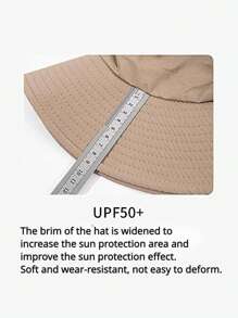 1pc Men/Women Quick Drying Solid Color Fishing Hat, Wide Brim Casual Outdoor Sun Hat, Polyester Material