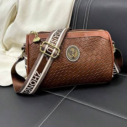 2025 Spring Fashion Solid Color Casual Women's Handbag, New Crossbody Bag, Small Niche Brand, Versatile Shoulder Bag
