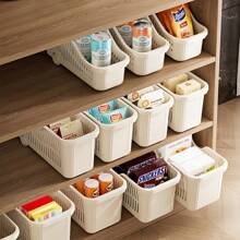 1 set de 3 tamaños de cajas de almacenamiento con ruedas de material PP con diseño de cajón, adecuado para dormitorio, cocina, baño y uso doméstico multipropósito