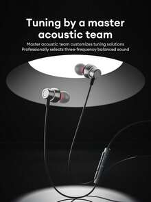 Lenovo TW15 Wired In-Ear Gaming Headphones, 3.5mm/Type-C Interface, 1.2m, Spatial Stereo Audio, Deep Bass, Volume Control, Microphone, Silicone Earbuds, Comfortable, Compatible With Phones, Computers, Gaming Consoles - Black and Red - View 4