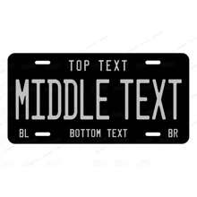 1pc Customizable Metal Alloy Decorative Car License Plate Sign - Personalized Wall Art Decor, Waterproof, Fade Resistant, Pre-Drilled Holes - Perfect For Christmas, Halloween, Thanksgiving - 6x12 Inch Metal Wire Ornament,Home Harmony