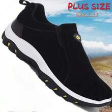 NEW Trending Hiking Boots For Men Climbing Shoes Non Slip Hiking Shoes For Men Waterproof Trekking Sneakers Man Fishing Camping Shoes Hunting Boots Plus Size - Black - View 1
