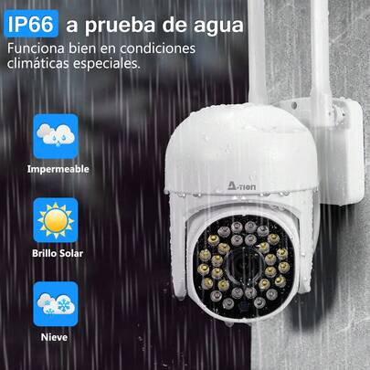 2NLF® -Cámara de monitoreo WIFI 1080P, cámara de segurida d intercomunicadora de 355 grados para el hogar, cámara de visión nocturna remota, adecuada para uso interior y exterior) Cámara inteligente de segurida d para el hogar con operación APP, aplicación remota móvil, visualización en cualquier momento y lugar, Asistente de limpieza doméstica, almacenamiento en tarjeta TF/nube