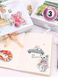 50 张美观 Pinterest 卡通涂鸦贴纸装饰水杯笔记本行李防水贴纸，趣味儿童贴纸， - 單一尺寸 - 查看 6