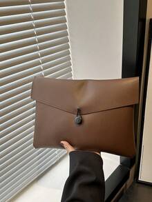 Fashionable New Solid Color Envelope Handbag, Street Style PU Envelope Bag For Women - Multicolor - View 14