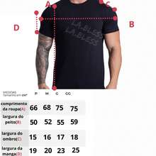 Men's Basic T-Shirt Egyptian Cotton With Elastane Solid Colors - Negro - Ver 4