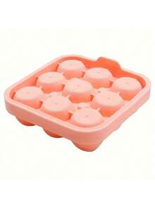 1pc Pink Mini Roses Ice Grid Ice Ball Silicone Mould,Ice-Ream Mould - Multicolor - View 14