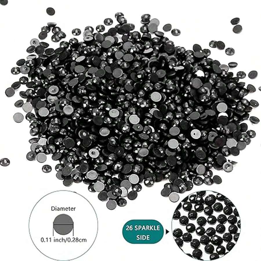 1set Diamond Art Painting Accessories Beads Monochrome Diamond Art Painting Replacement With 1000 Gems, Diamond 1 Pack For Nail Diamond Art Craft Diamond Art Painting