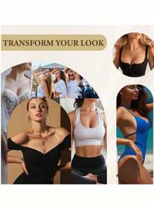 1 Pair Ultra Boost Inserts Double-Sided Adhesive Pads Sticky Bikini Padding Inserts For Sports Bra Swimsuit Beige