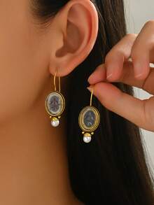 1 Cặp bông tai thời trang sáng tạo thiết kế theo phong cách Bohemian cổ điển, phụ kiện trang sức dành cho nữ, quà tặng phù hợp để đeo hàng ngày và lễ hội - Nhiều màu - Xem 1