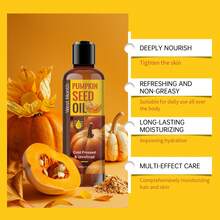 Pumpkin Seed Care Oil - Moisturizing, Whitening, Moisturizing Body Skin, Smoothing And Beautifying Daily Care Essential Oil - Màu vàng - Xem 4