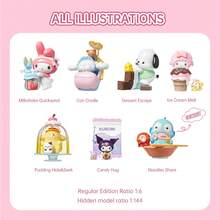 Miniso 人物造型彩色美食趣味系列盲盒桌面摆件，盲盒爱好者的理想之选，送给朋友的生日礼物 - 彩色 - 查看 9