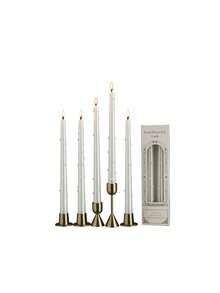 Cirelle 2 件 30 厘米欧式仿珍珠长柄无烟蜡烛，直径 2.2 厘米/0.86 英寸，适用于家居装饰、派对、餐桌装饰、节日礼物、晚餐、活动/派对、放松/冥想、环境照明、圣诞节、感恩节派对、婚礼装饰 - 彩色 - 查看 10