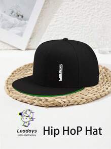 1pc Streetwear Flat Brim Hat, Versatile Casual American Style Flat Brim Baseball Cap For Men, Y2K, Suitable For Outdoor, Spring/Summer, Easter Gift