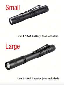 1pc 395nm UV Light Flashlight, Mini Portable Pen Lights For Leak, Pet Urine, Hotel Inspection, Dry Stain And Dye Detector Ultraviolet Invisible Ink Torch, Ore Money Scorpion Detection Lamp, Camping Accessories