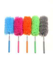 Adjustable Stretch Extend Microfiber Duster, Household Dusting Brush Tool, Anti Dusting Brush, Home Air-Condition Feather Car Furniture Cleaning Brush, Handle Extendable Feather Duster, Home Cleaning Brush,Family Home Furnishings