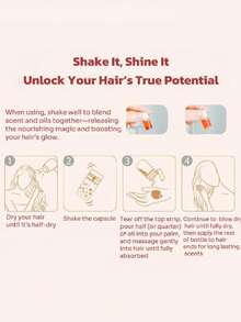 20粒胶囊旅行装护发精油持久保湿滋养干燥受损发质光泽增强旅行护发 - 彩色 - 查看 7
