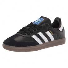 Men's Adidas Samba OG Core Black/Footwear White-Gum (B75807) - Black - View 2