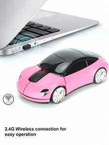 电池供电保时捷设计时尚无线鼠标，适用于平板电脑、笔记本电脑、办公室、游戏、USB 2.4G 接收器无线鼠标，静音运行 - 彩色 - 查看 5