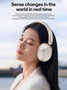 PHILIPS Casque Bluetooth à réduction de bruit active PHILIPS TAH6519, longue autonomie de la batterie, grande unité de commande, son surround, audio haute résolution, appel intelligent IA, faible latence pour le jeu, les sports, les affaires, la mode, pliable, casque sans fil supra-auriculaire