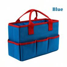 1pc New Diy Handmade Knitting Storage Bag Crochet Hook Wool Storage, Household Goods Storage Bag Large Capacity Portable Miscellaneous Storage Bag, Suitable For Home Items Storage, Travelling Out Of The Use Of Holiday Family Gifts