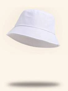 1 件 8-12 岁儿童渔夫帽，纯色春夏季幼儿男童女童沙滩防晒时尚休闲 - 漁夫帽 - 查看 5