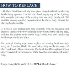 SOLIMPIA 1pc Upgraded Head Shaver For Bald Hair Trimmer For Men Rechargeable LED Display Waterproof Wet/Dry Head Shaver - Blue - View 11