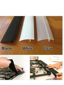 1PC/2PCS Sealing Strip Silicone High Temperature Resistant Kitchen Gap Strip, Anti-Oil Gas Stove Gap Soft Sealing Strip Silicone Gap Plug Kitchen Stove Countertop Gap Cover - Flexible Stove Space Filler - Multicolor - View 13
