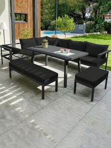 1pc Solid Color Milk Silk Elastic Sofa Cushion Cover, High Stretch Dustproof Universal Seasonal Use Suitable For Garden Patio Outdoor Rattan Sofa Seat Protector Slipcover