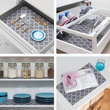 1 Roll Shelf Liner For Kitchen Cabinets Refrigerator Liners, Waterproof & Oil-Proof Kitchen Cupboard Liner, Plastic Drawer Mats EVA Material, Non Adhesive Fridge Liner For Shelves ,Dehumidifier For Home
