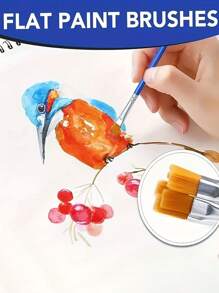 10pcs Fine Detail Painting Brush Art Craft Brush Set-Gifts For The Start Of School Season,Back To School,School Supplies