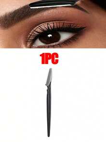 60 件/套眉毛修剪器和剃须刀,去角质皮肤刨削工具,身体脱毛修剪器和面部和眉毛剃须刀套装长柄刀片带精密盖女士眉毛塑形工具适合或旅行使用 - 黑色 - 查看 15