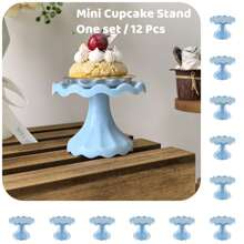 1Pc Mini Cupcake Stand Small Cake Display Stand For Chocolate,Dessert,Wedding,Birthday,Baby Shower,Tea Party Supplies,Gold