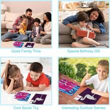 Mosaic Puzzle Sticker Book, Cartoon Stickers For Children Quiet Focused DIY, Spiral Notebook - Blue Ocean - View 10