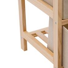 YUNRUX Organizer Box Opbergkast Dressoir met 4 Opbergdozen (Laden)