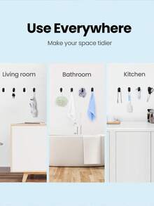 UGREEN 2入組車用掛勾掛鉤,快速固定夾子,汽車家庭辦公室鑰匙包耳機usb充電器電纜管理掛勾支架