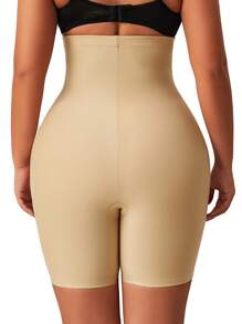 1 pièce Gaine de maintien taille haute contrôle du ventre, grande taille sans couture