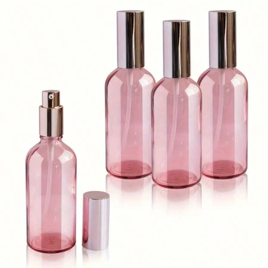 1 件玫瑰金可再填充 20ml 30ml 50ml 100ml 玻璃细雾喷雾瓶 返校季