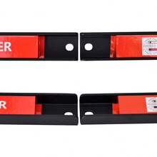 Magnetic Tool Holder 18 Inch 8 Pack Heavy Duty Magnet Tool Bar Strip Rack Wall Mount Red - Red - View 3