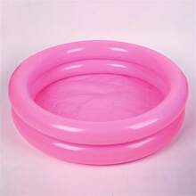 Piscina inflable pequeña, piscina inflable de cojín redondo de doble capa, piscina inflable