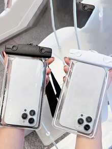 1/2pcs Waterproof Phone Case With Touch Screen,Drift Diving Swimming Waterproof Bag,Waterproof Phone Pouch For Swimming And Diving,Universal Sealed Dry Bag For Mobile Phones,For Swimming, Water Sports, Drifting Equipment Storage Bag Purse Wallet For Outdoor Sport Summer Vacation Beach Travel Holiday Pool - Multicolor - View 4