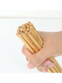 1PC/5/10PCS/Set Wooden Chopsticks, Minimalist Chopsticks, Symbolizing "Surplus Every Year", Suitable For Small Gifts In Homes, Kitchens, And Parties.
