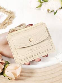 Burgundy Bag Red Bag Wine Red Bag Flip Cover Zipper Small Wallet Coin Pocket Small Bifold Slim Wallet Thin Lightweight Multi Layer Portable ID Card Card Fashion Modern For Anniversary For Christmas On Valentine's Day For Birthday Gift For Gift For Couple For Girls For Lady For Female Bag School Supplies For School Dorm Room & Back To School Card Holder Wallet Business Card Holder Credit Card Holder Women For Women Wallet Mini Wallet Purse Wallet Card Wallet