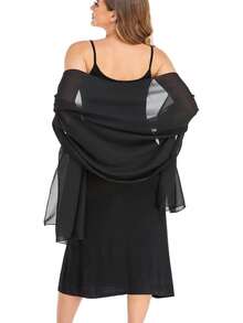 雪纺披肩和围巾，适合晚礼服，女士优雅柔软围巾，新娘围巾，婚礼