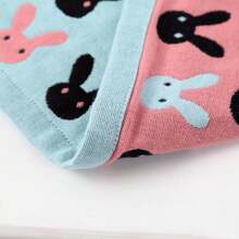 1/2 pezzi Asciugamani in garza con motivo casuale di coniglietti carini, adorabili cartoni animali, colori vari adatti per uomini, donne e bambini, morbidi, assorbenti, ad asciugatura rapida, adatti per bagno, cucina, regali per le vacanze e viaggi, decorazione per il bagno in tutte le stagioni, decorazione autunnale, ritorno a scuola, per salone di bellezza, casa e bagno